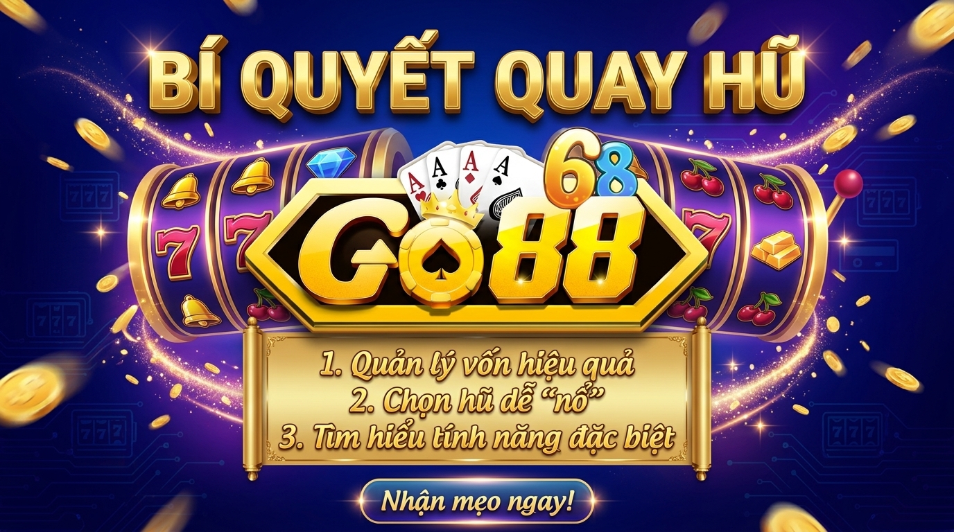 Bí quyết áp dụng Mẹo quay hũ Go88 trúng Jackpot khổng lồ go88 nhung sai lam can tranh khi tham gia quay hu